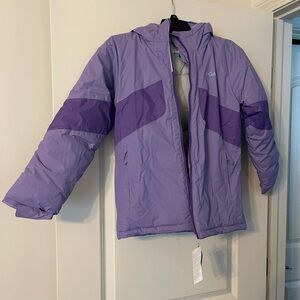 Columbia Girls Lavender and Violet Winter Puffer Jacket